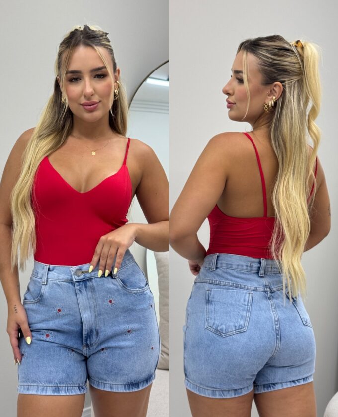 OPicoGirl - Short Barra Virada