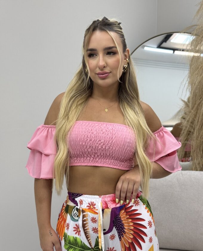 OPicoGirl - Cropped Yna - Amarelo