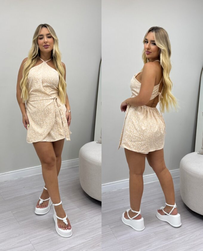 OPicoGirl - Macaquinho Mili - Nude