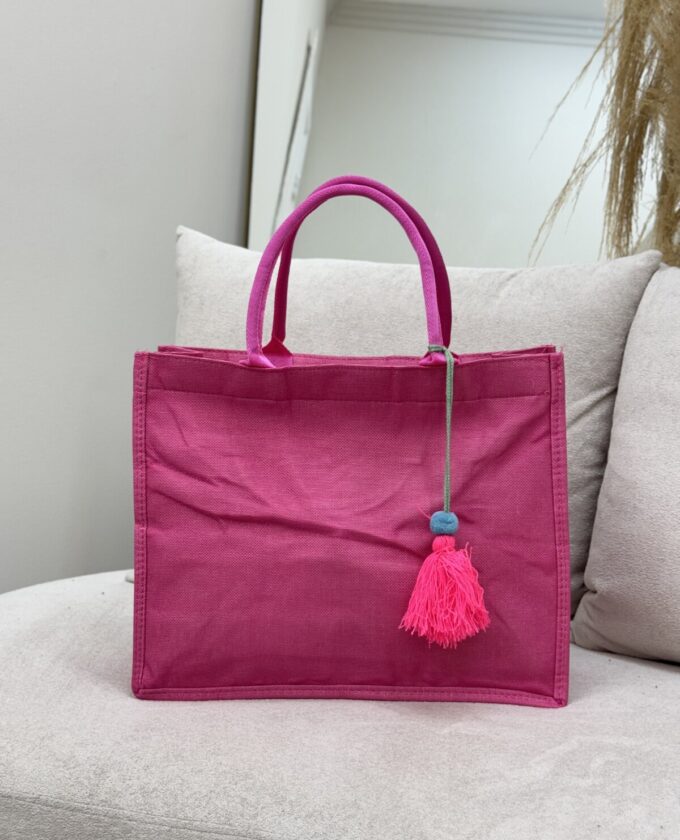 OPicoGirl - Bolsa de Praia lisa - Verde Água