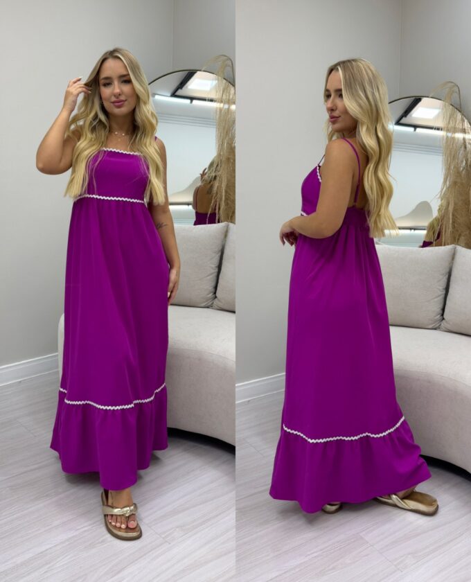 OPicoGirl - Vestido Alana - Roxo