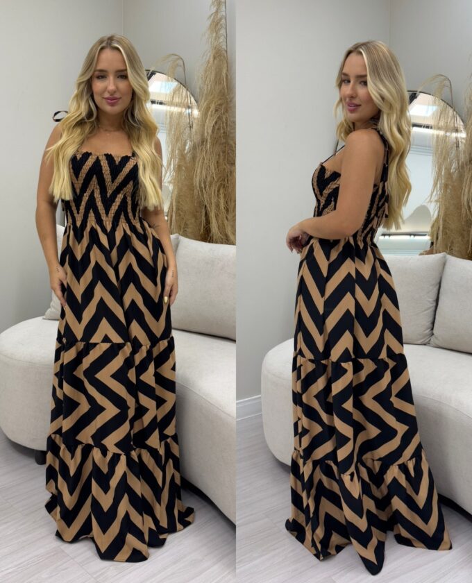 OPicoGirl - Vestido Ana - Azul c/ Off