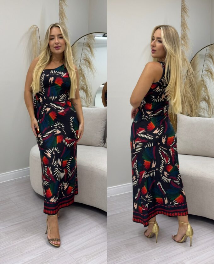 OPicoGirl - Vestido Karine - Preto