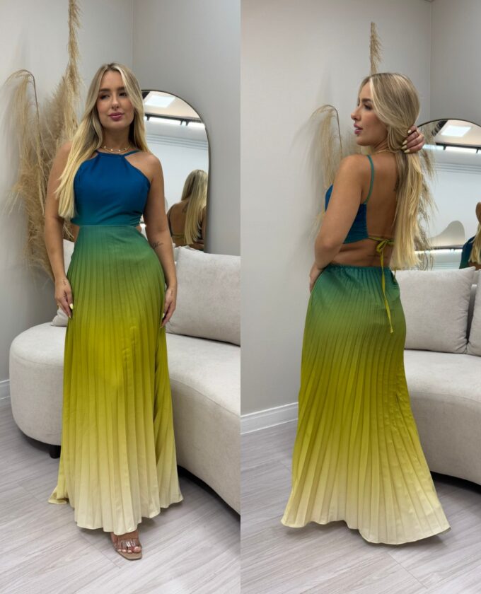 OPicoGirl - Vestido Priscila - Salmão