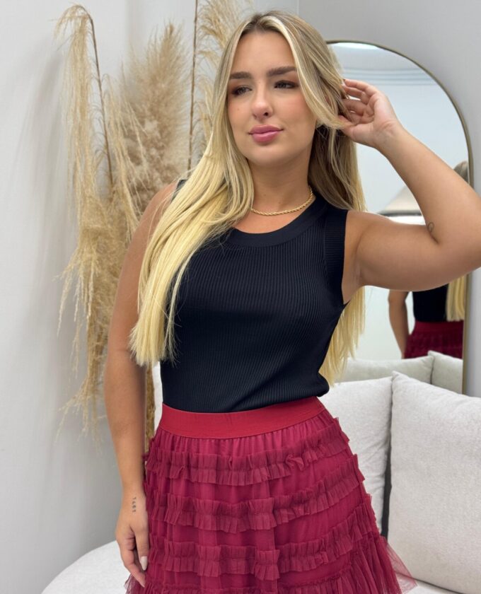 OPicoGirl - Blusa Paty - Preto