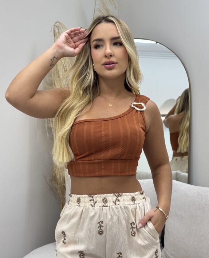 OPicoGirl - Cropped Alice - Preto