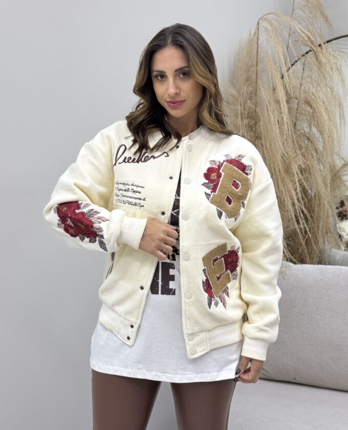 OPicoGirl - Casaco Colegial - Branco