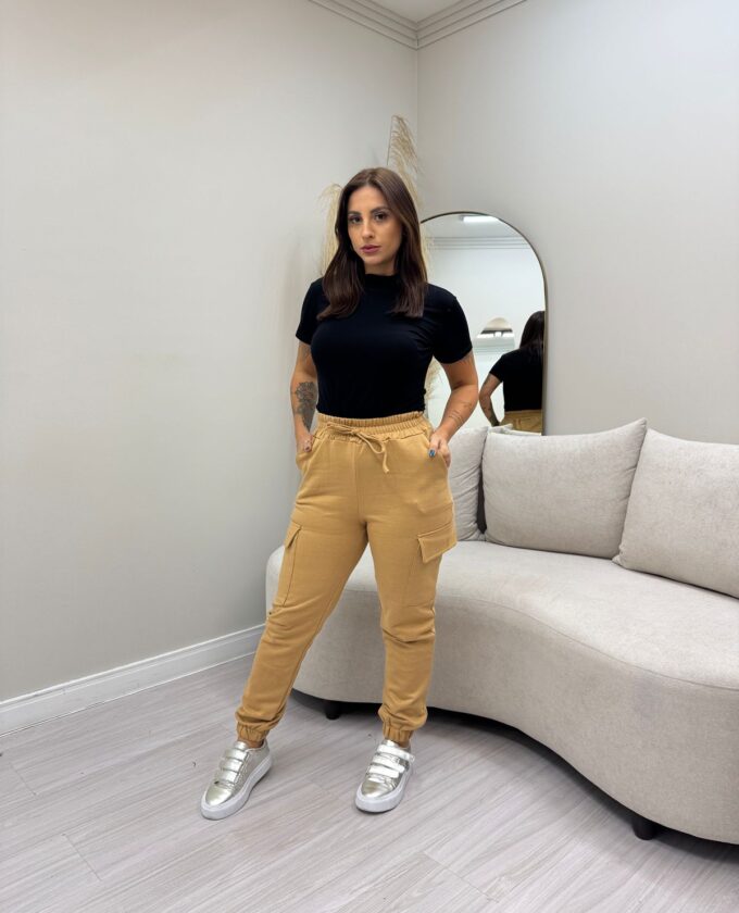 OPicoGirl - Calça Luane - Preto