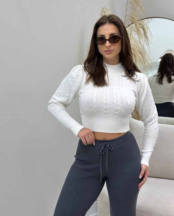 OPicoGirl - Blusa Neiva - Branco