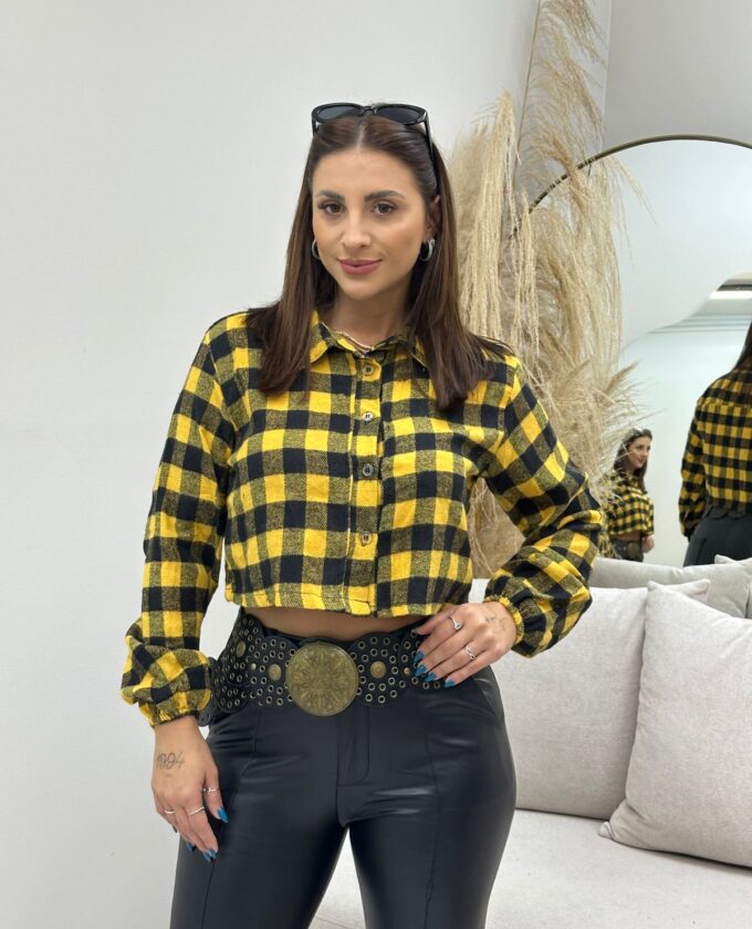 OPicoGirl - Camisa Tamires - Amarelo