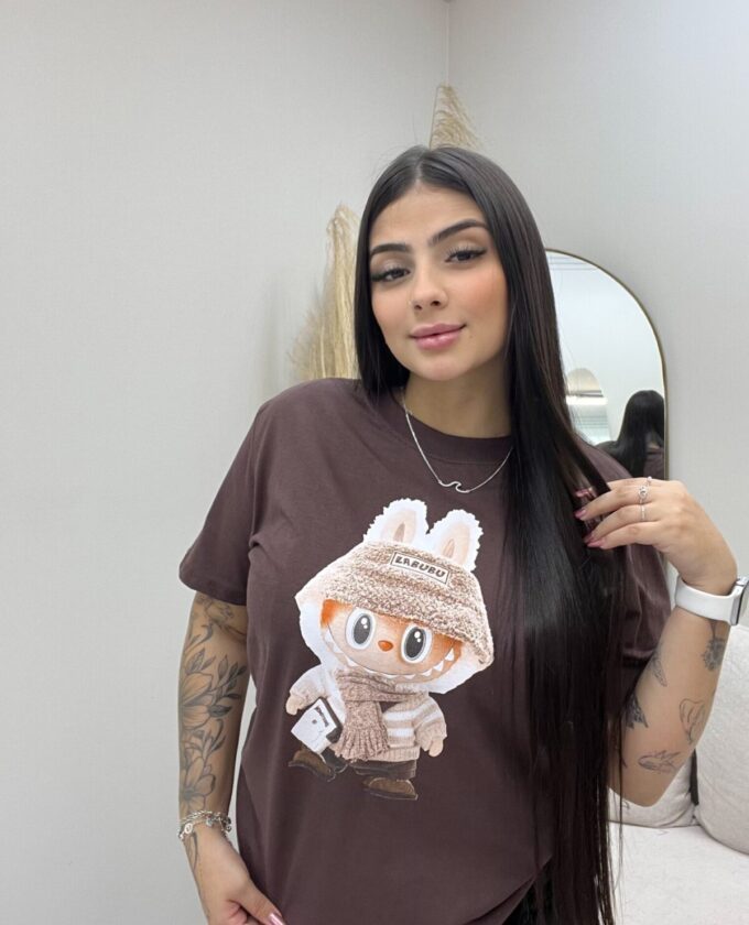 OPicoGirl - T-Shirt Joana - Zabubu - Preto