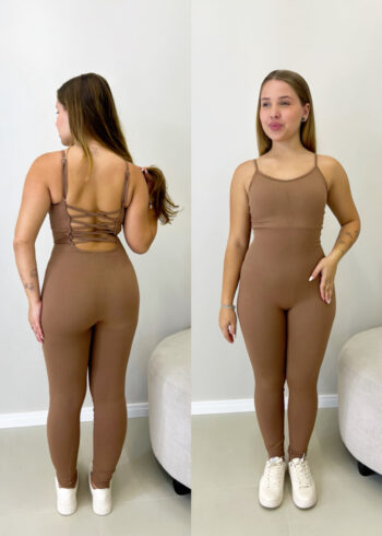 OPicoGirl - Macacão Bia - Verde Militar