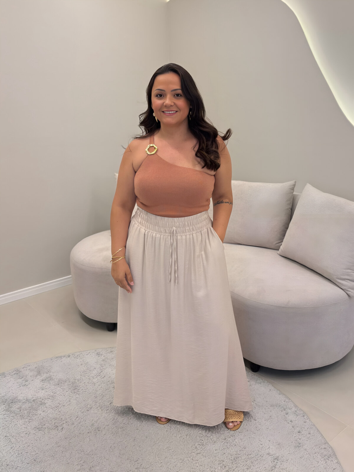 OPicoGirl - Saia Giovana - Branco