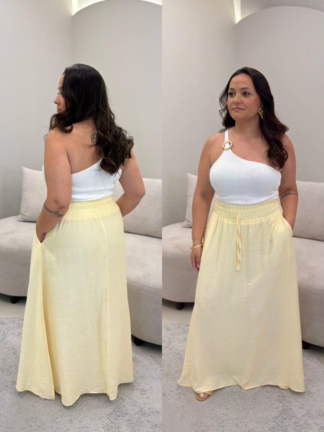 OPicoGirl - Saia Giovana - Branco