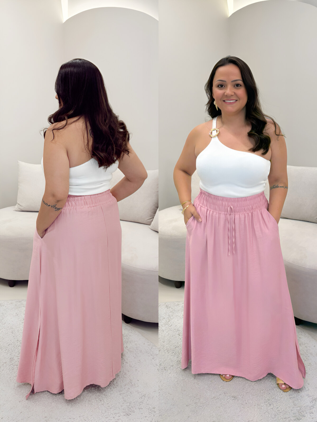 OPicoGirl - Saia Giovana - Branco