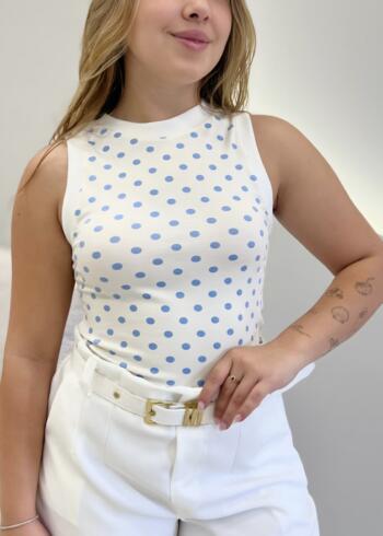 OPicoGirl - Regata POA - Branco c/ Preto