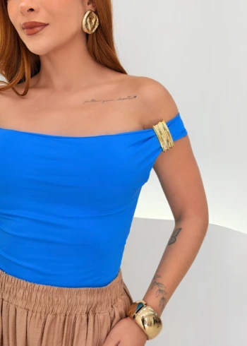 OPicoGirl - Blusa Mariah - Cinza