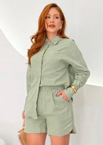 OPicoGirl - Conjunto Amanda - Amarelo