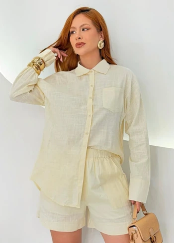 OPicoGirl - Conjunto Amanda - Amarelo