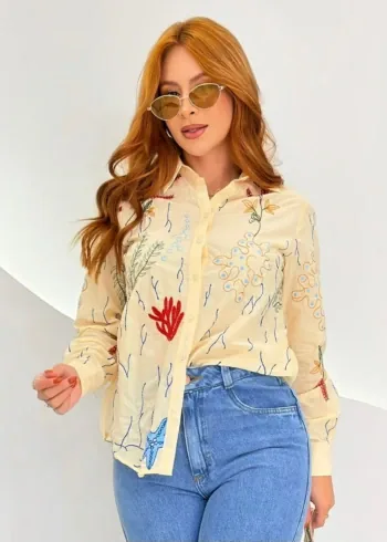 OPicoGirl - Camisa Jenny - Branco