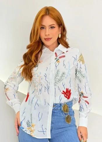 OPicoGirl - Camisa Jenny - Branco