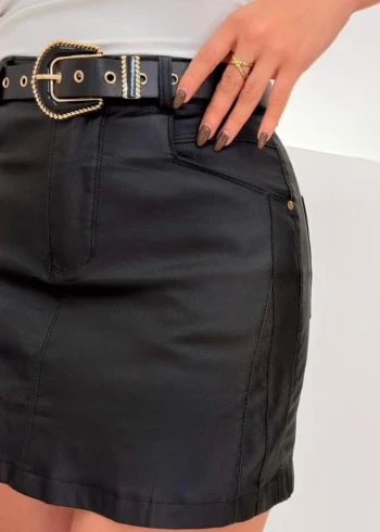 OPicoGirl - Short Saia Sya - Preto