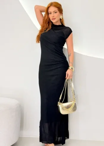 OPicoGirl - Vestido Leonice - Areia