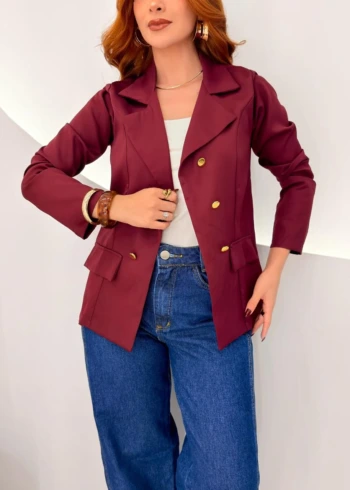 OPicoGirl - Blazer Kelly - Preto