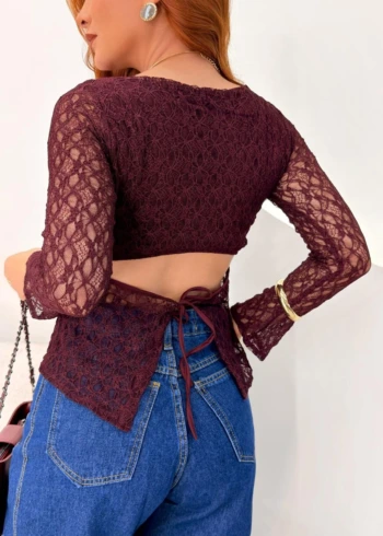 OPicoGirl - Blusa Jasmim - Preto