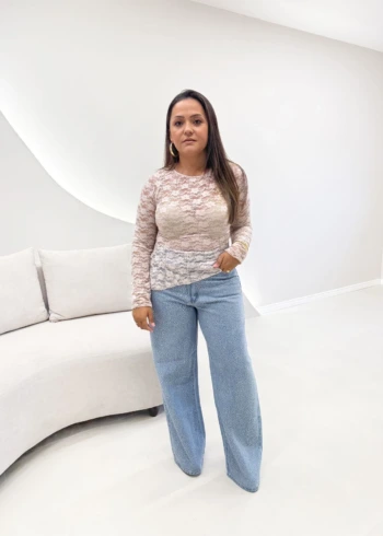 OPicoGirl - Blusa Renda