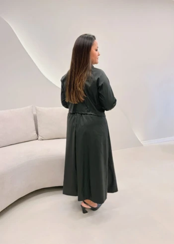 OPicoGirl - Corset Mia em Couro Eco - Preto