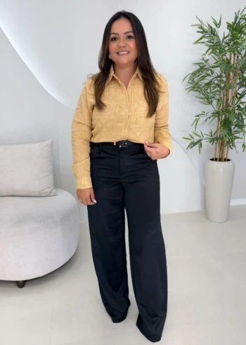 OPicoGirl - Calça Alessandra - Preto