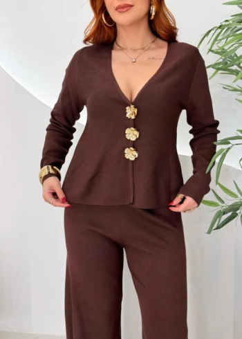 OPicoGirl - Conjunto Flor - Preto