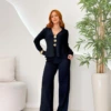 OPicoGirl - Conjunto Flor - Preto