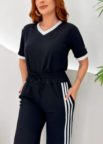 OPicoGirl - Conjunto Safira - Preto