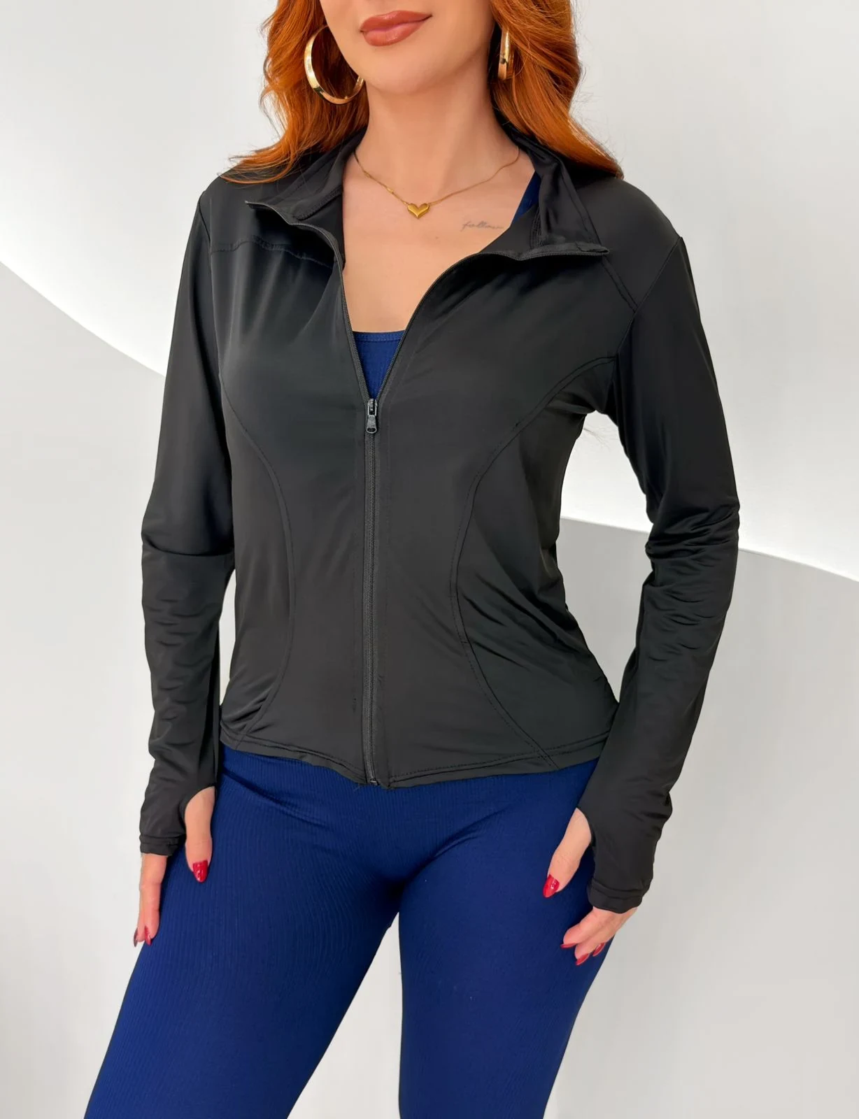 OPicoGirl – Jaqueta Dry Fit – Preto OPicoGirl - Jaqueta Dry Fit - Preto