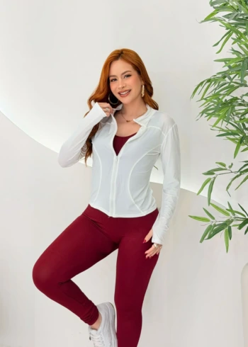 OPicoGirl - Jaqueta Dry Fit - Preto
