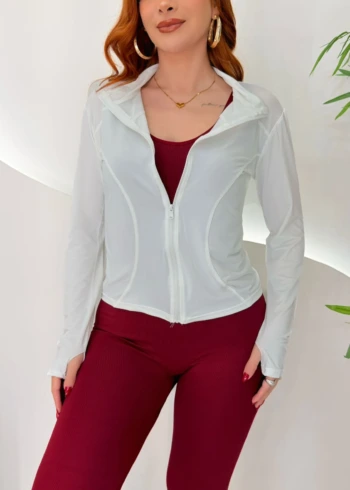 OPicoGirl - Jaqueta Dry Fit - Preto