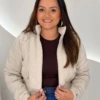 OPicoGirl - Jaqueta Suede - Preto