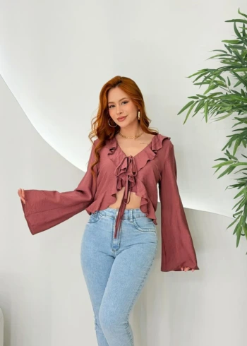 OPicoGirl - Blusa Melaine -Preto