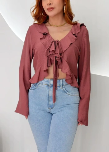 OPicoGirl - Blusa Melaine -Preto