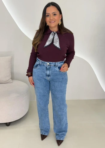 OPicoGirl - Calça Wide Leg Jessi