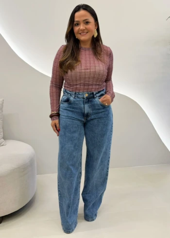 OPicoGirl - Calça Wide Leg Jessi