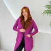 OPicoGirl - Cardigan c/ Capuz - Preto