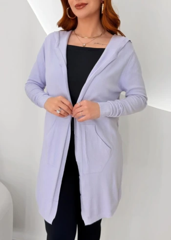 OPicoGirl - Cardigan c/ Capuz - Preto