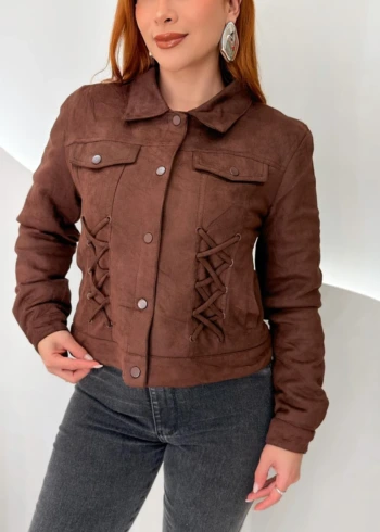 OPicoGirl - Casaco Suede