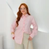 OPicoGirl - Camisa Listrada - Rosa
