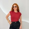 OPicoGirl - Blusa Bianca - Preto