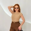OPicoGirl - Blusa Bianca - Preto