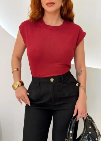 OPicoGirl – Blusa Bianca – Preto OPicoGirl - Blusa Bianca - Preto